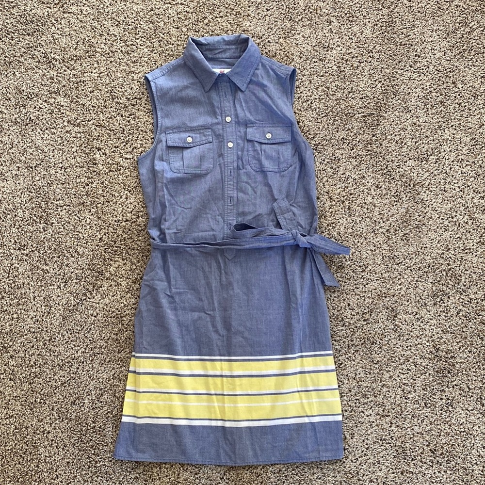 Vineyard Vines summer tank denim dress